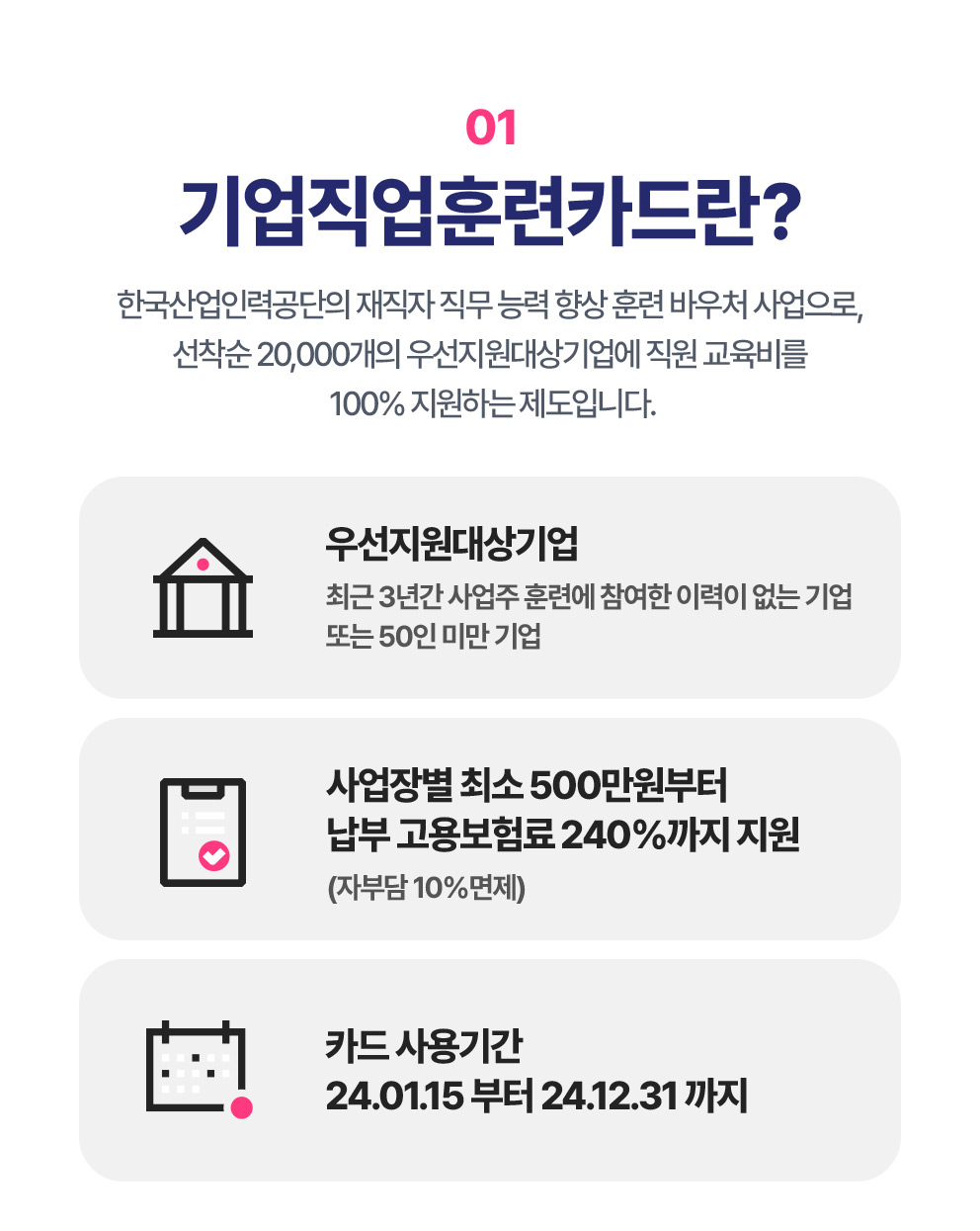 기업직업훈련카드란?
